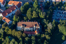 Luftbild von Schloss im Ortsteil Steinach in Bad Waldsee im Bundesland Baden-Württemberg, Deutschland