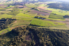 Sport- und Segel-Flugplatz Reute in Bad Waldsee im Ortsteil Obermöllenbronn im Bundesland Baden-Württemberg, Deutschland