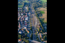 Bahnhof im Ortsteil Steegen in Aulendorf im Bundesland Baden-Württemberg, Deutschland