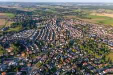 Ortsansicht von Süden in Aulendorf im Bundesland Baden-Württemberg, Deutschland