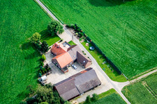 Aussiedlerhof an der Meerenkdonker Straße im Ortsteil Geneng in Wachtendonk im Bundesland Nordrhein-Westfalen, Deutschland