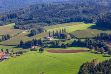 Luftbild von Ortsteil Köpfingen in Baienfurt im Bundesland Baden-Württemberg, Deutschland