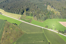 Luftbild von Ortsteil Wassers in Wolfegg im Bundesland Baden-Württemberg, Deutschland