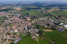 Bahnhofstr im Ortsteil Zellerhof in Bad Schussenried im Bundesland Baden-Württemberg, Deutschland