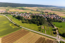 Luftbild von Ortsteil Grüningen in Riedlingen im Bundesland Baden-Württemberg, Deutschland