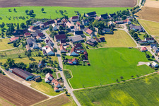 Luftaufnahme von Ortsteil Billafingen in Langenenslingen im Bundesland Baden-Württemberg, Deutschland