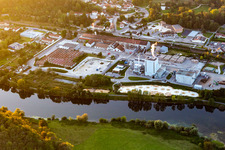 Luftbild von Papeterie Gemdoubs in Novillars im Bundesland Doubs, Frankreich