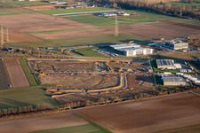 Industriegebiet Nord neue Erschließung in Rülzheim im Bundesland Rheinland-Pfalz, Deutschland