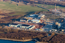 Luftbild von EnBW Kernkraft GmbH (EnKK), Philippsburg im Bundesland Baden-Württemberg, Deutschland