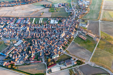 Neupotz im Bundesland Rheinland-Pfalz, Deutschland aus der Luft