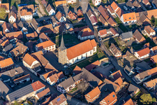 Riedseltz im Bundesland Bas-Rhin, Frankreich vom Flugzeug aus