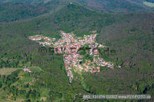 Dörrenbach im Bundesland Rheinland-Pfalz, Deutschland vom Flugzeug aus