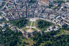 Schloss Karlsruhe im Ortsteil Innenstadt-West im Bundesland Baden-Württemberg, Deutschland