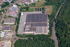 Aldi Süd- Logistik in Muggensturm im Bundesland Baden-Württemberg, Deutschland