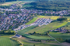 Neubaugebiet Leimgrube in Volkertshausen im Bundesland Baden-Württemberg, Deutschland