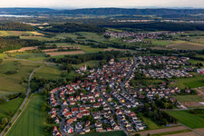 Luftbild von Ortsteil Beuren an der Aach in Singen im Bundesland Baden-Württemberg, Deutschland