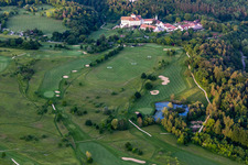 Drohnenbild von Der Country Club Schloss Langenstein - Der Golfplatz am Bodensee im Ortsteil Orsingen in Orsingen-Nenzingen im Bundesland Baden-Württemberg, Deutschland