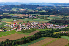 Luftbild von Ortsteil Baumgarten in Horgenzell im Bundesland Baden-Württemberg, Deutschland