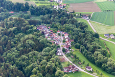 Luftbild von Ortsteil Schmalegg in Ravensburg im Bundesland Baden-Württemberg, Deutschland
