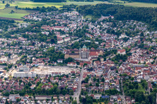Luftaufnahme von Weingarten bei Ravensburg im Bundesland Baden-Württemberg, Deutschland