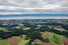 Bodenseepanorama im Ortsteil Windhag in Friedrichshafen im Bundesland Baden-Württemberg, Deutschland