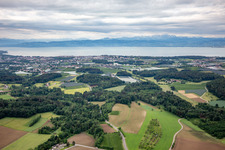 Bodenseepanorama von Friedrichshafen im Ortsteil Windhag im Bundesland Baden-Württemberg, Deutschland