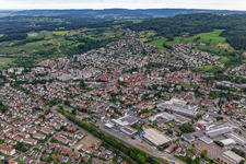 Luftbild von Ortsteil Möggenweiler in Markdorf im Bundesland Baden-Württemberg, Deutschland