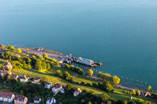 Fähre Meersburg-Konstanz (Hafen Meersburg) im Bundesland Baden-Württemberg, Deutschland
