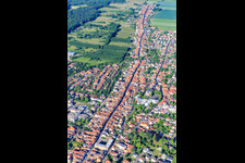 Haupt- und Saarstr in Kandel im Bundesland Rheinland-Pfalz, Deutschland