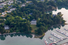 Luftaufnahme von Loctudy im Bundesland Finistère, Frankreich