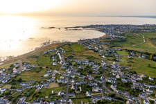 Ortsteil St-Guenole-St Pierre in Penmarch im Bundesland Finistère, Frankreich von oben