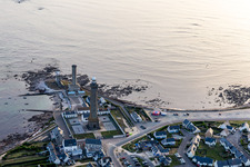 Phare d’Eckmühl und Der Alte Leuchtturm von Penmarch im Ortsteil St-Guenole-St Pierre im Bundesland Finistère, Frankreich