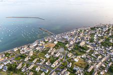 Luftbild von Estacade de Kérity im Ortsteil Penmarc'h-Kerity in Penmarch im Bundesland Finistère, Frankreich