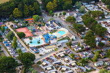 Luftaufnahme von Campings Anwb, Yelloh village Camping La Plage im Ortsteil Penmarc'h-Kerity in Penmarch im Bundesland Finistère, Frankreich