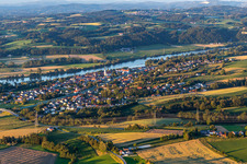 Luftbild von Ortsteil Pleinting in Vilshofen an der Donau im Bundesland Bayern, Deutschland