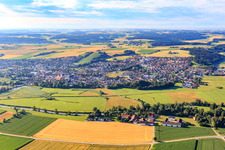 Ortsansicht aus Nordosten in Frontenhausen im Bundesland Bayern, Deutschland