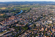 Luftaufnahme von Straubing im Bundesland Bayern, Deutschland