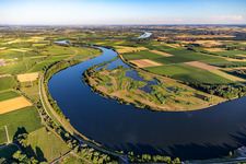 Polder an der Donau bei Kirchroth im Ortsteil Pondorf im Bundesland Bayern, Deutschland