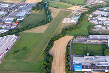 Flugplatz Bruchsal EDTC im Bundesland Baden-Württemberg, Deutschland