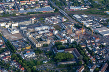 Luftbild von Bahnstadt in Bruchsal im Bundesland Baden-Württemberg, Deutschland