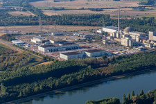 TransnetBW GmbH, Gleichstrom-Umspannwerk auf dem Gelände des stillgelegten AKW Philippsburg im Bundesland Baden-Württemberg, Deutschland