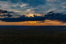 Sonnenuntergang in Sailly im Bundesland Haute-Marne, Frankreich