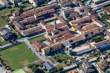 Piazza Trento in Ripalta Guerina im Bundesland Cremona, Italien