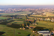 Luftaufnahme von Flugplatz Reggio Emilia Aeroporto di Reggio Emilia - LIDE in Reggio nell’Emilia, Italien