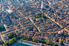 Luftbild von Kathedrale Von Modena Duomo di Modena, Italien