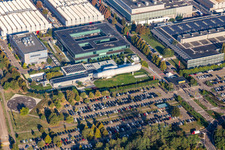 Ferrari S.P.A in Maranello im Bundesland Modena, Italien von oben