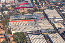 Ferrari S.P.A in Maranello im Bundesland Modena, Italien aus der Luft