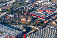 Ferrari S.P.A in Maranello im Bundesland Modena, Italien von einer Drohne aus