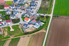 Schrägluftbild von Neubaugebiet K2 in Kandel im Bundesland Rheinland-Pfalz, Deutschland