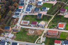 Neubaugebiet K2 in Kandel im Bundesland Rheinland-Pfalz, Deutschland von oben gesehen